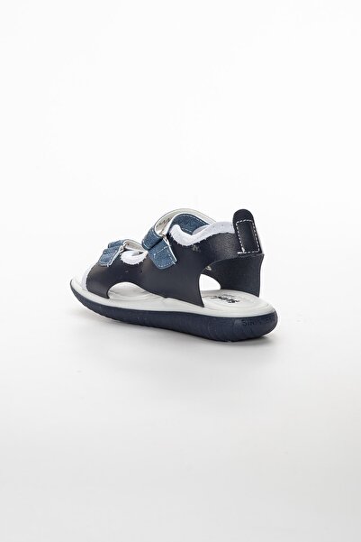 Dilimler Ayakkabı Şirin Young Orthopedic 2 Velcro Navy Blue Boys Sandals