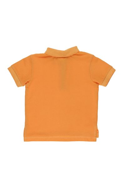 Panço Oranges T-Shirt mit Polokragen für Baby Jungen