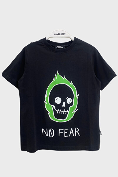 Benetton Printed Men's T-Shirt - Black