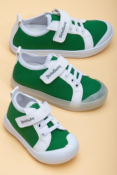Dilimler Ayakkabı Şirinbebe Şiringenç Linen Green Men's İlkadım Baby Kids Shoes