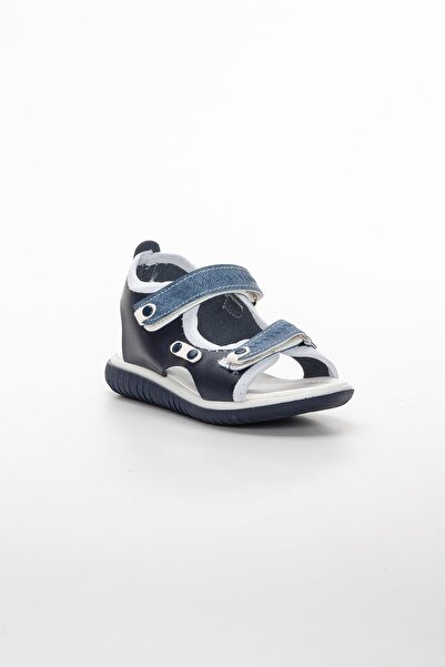 Dilimler Ayakkabı Şirin Young Orthopedic 2 Velcro Navy Blue Boys Sandals