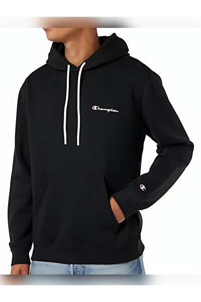 Champion Legacy American Classics - Script Logo Powerblend Fleece Kapüşonlu S...