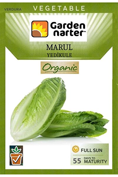 GARDEN NARTER Yedikule Marul Tohumu Doğal Organik Marul Tohumu Pakette 5 Gr 5...