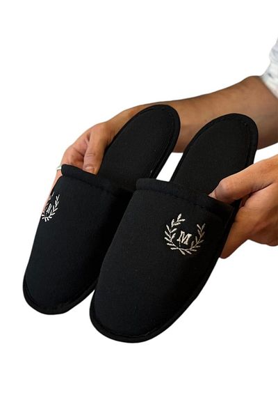 Liger Winter Men's House Slippers Black - White