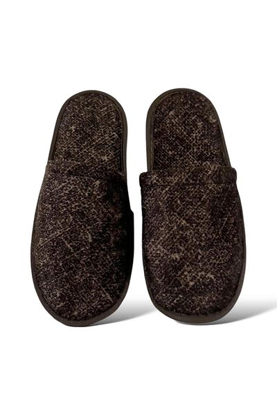 Liger Winter Men's House Slippers Brown - Cream