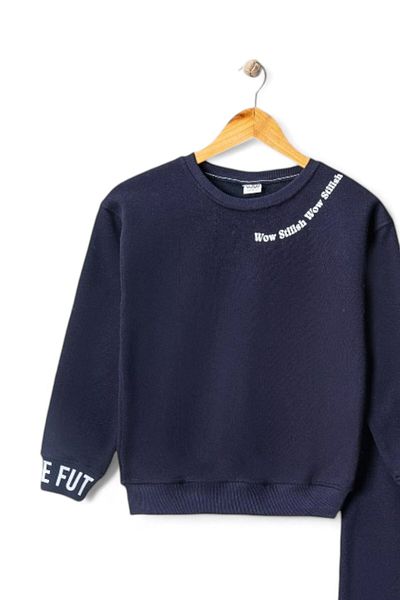Ege Bebek 3 String Unisex Children's Tracksuit Set - Thick Bottom-Upper Set, 8-12 Years
