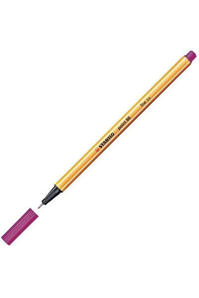 Stabilo Lilac 88/58 - 0.4 mm Felt Tip Fine Pen 88 Point 10 Pack