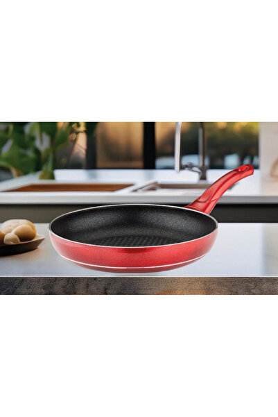 EVİNDA Üzüm Teflon Tava 28 Cm Tek Kulplu