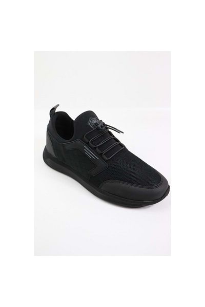 M.P. Mp Smartflex Fusion Men's Smart Adjustable Lace-up Black Casual Shoes