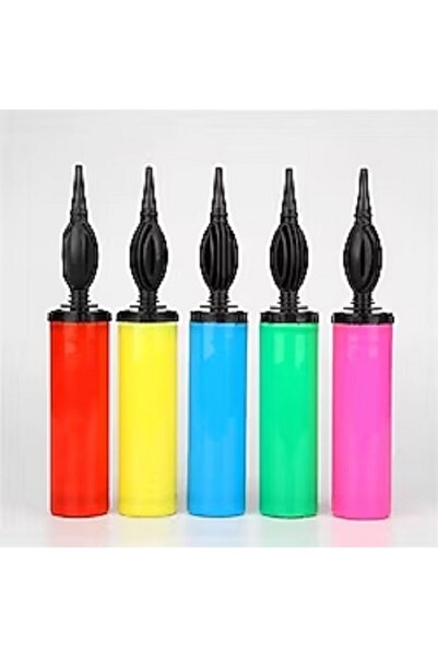 Genel Markalar 1 Adet Balon Pompası Renkli Balon Şişirme Pompası