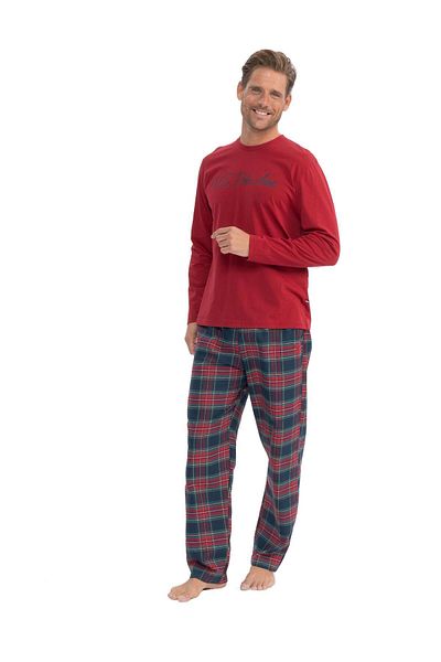 U.S. Polo Assn. Πόλο Ασν. Ανδρικά ρούχα για το σπίτι - Claret Red 3TPT Υλικό