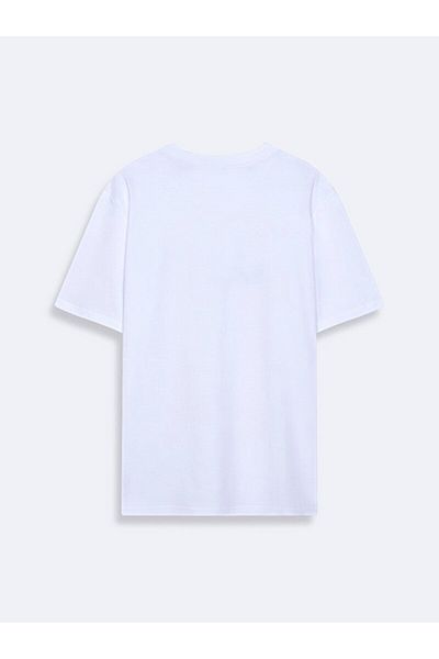 Ltb White T-shirt with Contrast Logo