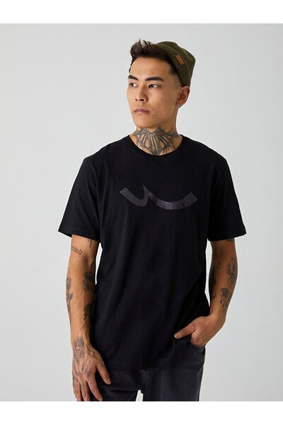 Ltb تي شيرت أسود مع الشعار