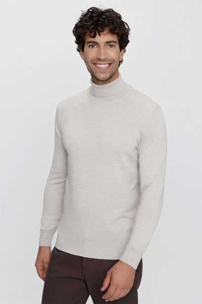 Morven Basic Dynamic Fit Relaxed Fit Turtleneck Knitwear Sweater