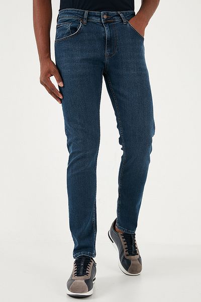 Buratti Férfi Slim Fit Stretch pamut farmernadrág - normál derék, csőszárú FARMER NADRÁG 3300S04TOKYO