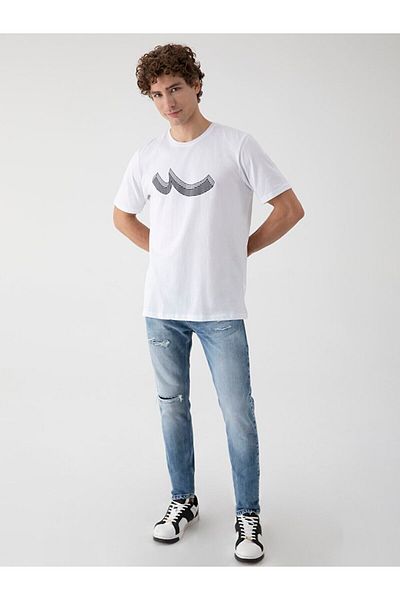 Ltb White T-shirt with logo