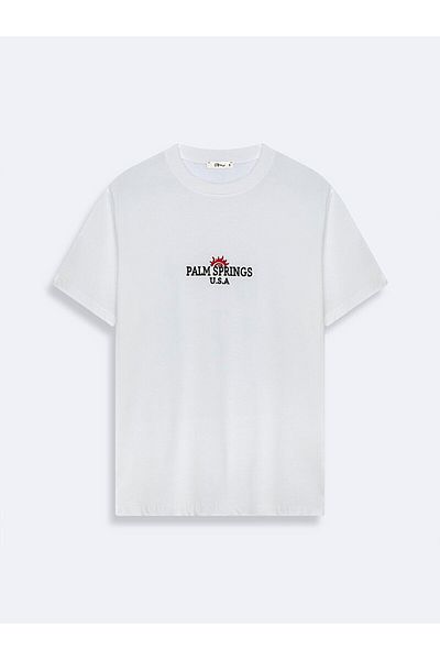 Ltb Tricou alb cu Slogan