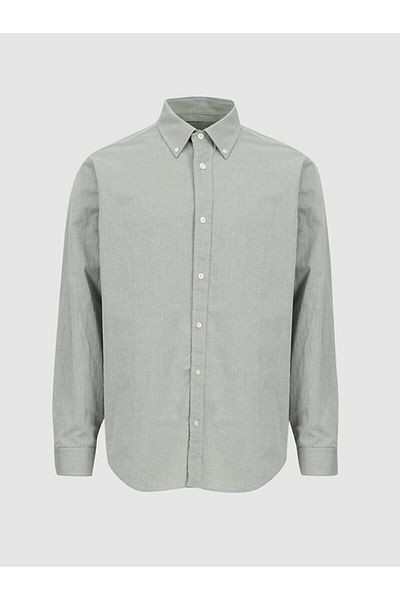 Ltb Textured Gray Shirt