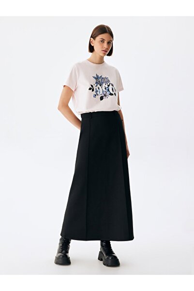 Ltb Floral Print Lilac T-Shirt