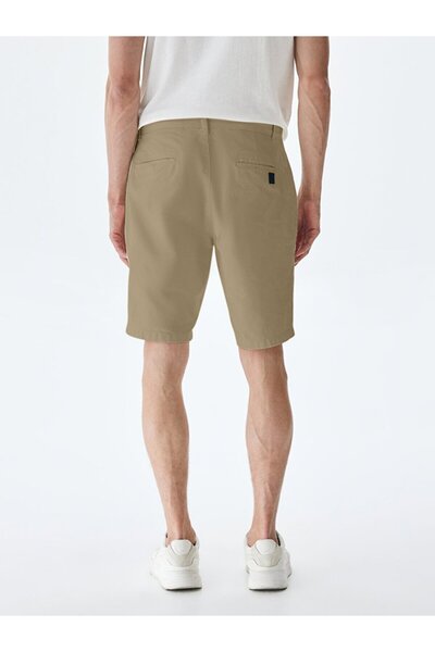 Ltb Chino Cream Shorts with Pockets