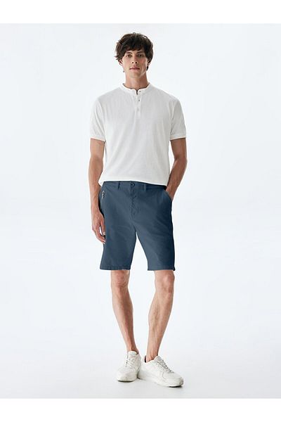 Ltb Chino Dark Blue Shorts with Pockets