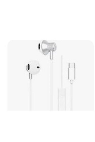 Universal S-link sl-tpk05 typec phone compatible metal white in-ear headset w...