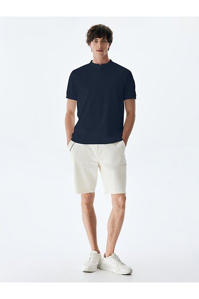 Ltb Μπλουζάκι Judge Collar Navy Blue