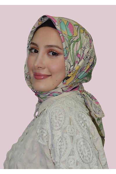 LOPRES Pink Anemone Soft Scarf