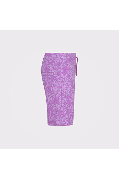 Converse Floral Jacquard Çocuk Mor Şort