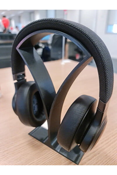 Miralux Kulaklık Standı - Dekoratif Kulaklık Tutucu Siyah 22 cm