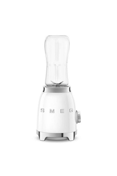 SMEG خلاط شخصي باللون الأبيض على طراز الخمسينيات