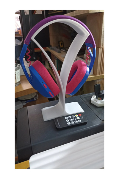 Miralux Kulaklık Standı - Dekoratif Kulaklık Tutucu Beyaz 22cm