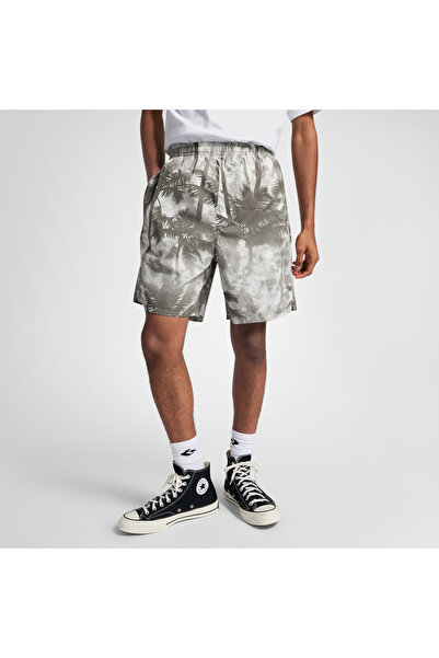 Converse Classic Desenli Erkek Gri Şort