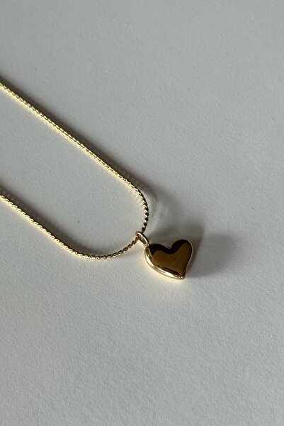 Beca Atelier 316L Çelik Minik Kalp Altın Kolye