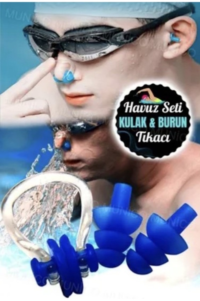 Kenpool Yüzme Kulak Tıkacı Burun Mandalı Koruyucu Su Spor Koruma Kulak Dalış ...