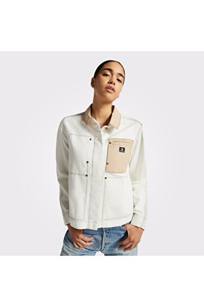 Converse Work Kadın Krem Ceket