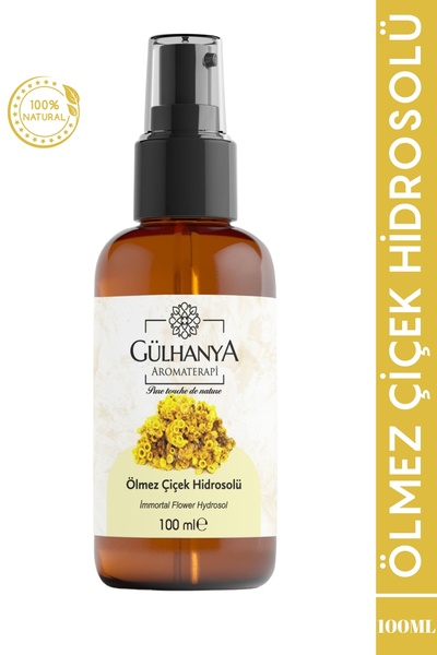 Gülhanya Aromaterapi Ölmez Çiçek Hidrosolü 100ml - Ölmez Çiçek Suyu Kırışıklı...