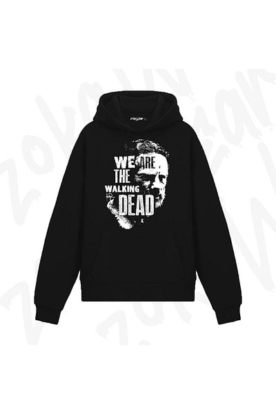 ZOKAWEAR We Are the Walking Dead Design Printed Hooded Sweatshirt