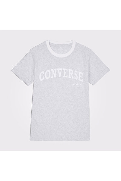 Converse Retro Ringer Kadın Gri T-Shirt