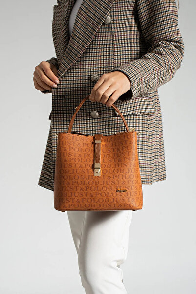 Just Polo New Season Women's Lock Detailed 3-Compartment Hand and Shoulder Ba...