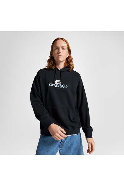 Converse Skull Erkek Siyah Sweatshirt