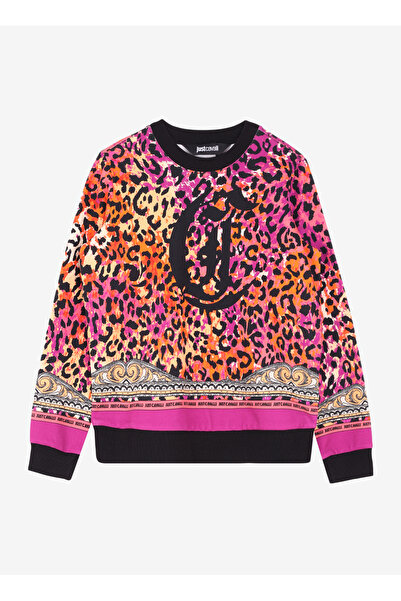 Just Cavalli Leopar Desenli Sweatshirt 76PAI320