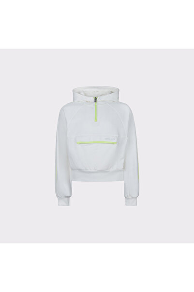 Converse Half Zip Utility Çocuk Gri Hoodie