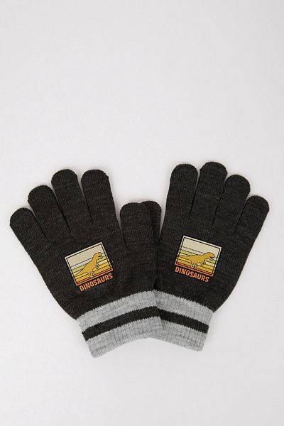 DeFacto Bedruckte Strickhandschuhe für Jungen S0406a624wn