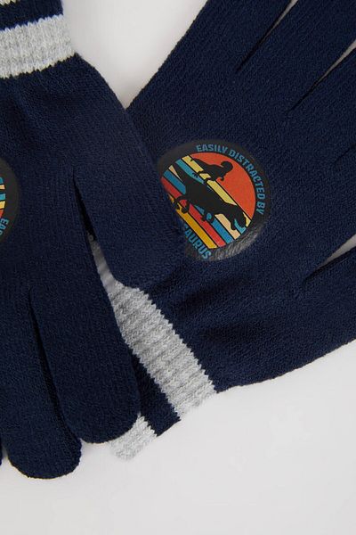 DeFacto Bedruckte Strickhandschuhe für Jungen S0406a624wn