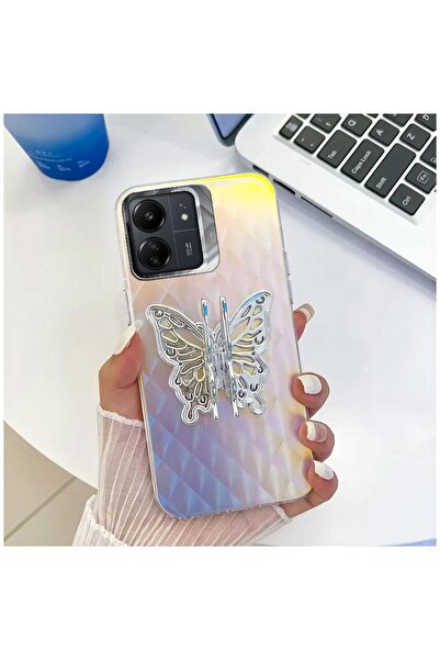 Pro Aksesuar حافظة متوافقة مع هاتف Xiaomi Redmi 13C مع ميزة الحامل ونمط حافظة...