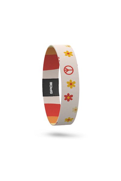 SPIQE Unisex Peaceful Memories - Reversible Elastic Bracelet and Reminder Card