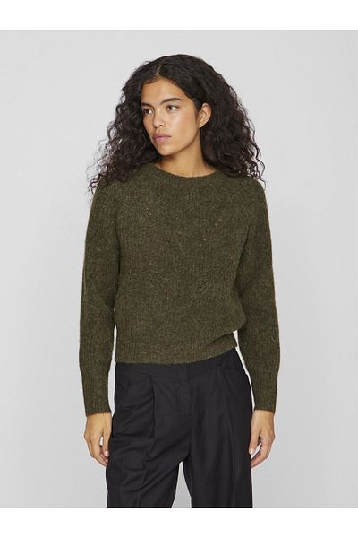 VILA Strickpullover Rückenfreier
