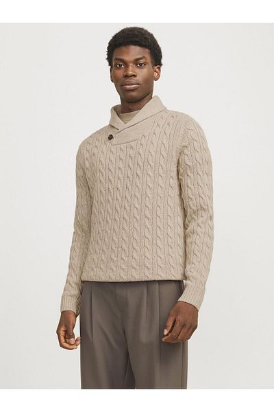 Jack & Jones Premium Strickpullover Einfarbig Strickpullover
