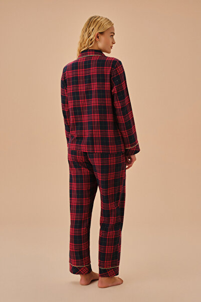 SUWEN Páros inggalléros pizsama szett